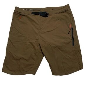 KETL Men's Solid Skid Mark MTB 12" Mountain Bike Shorts JL3 Brown XL 38